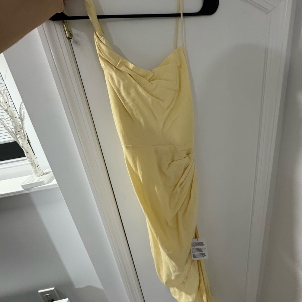 ASOS Yellow Midi Dress